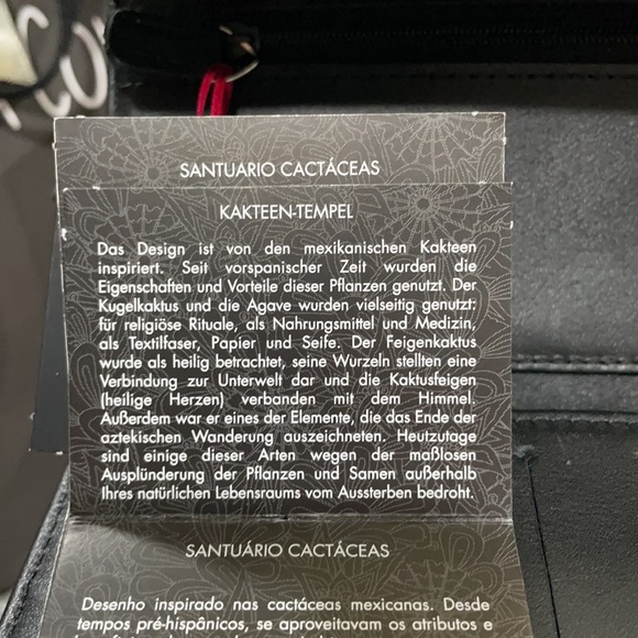 NWT PINEDA COVALIN LEATHER AND SILK WALLET - Picture 6 of 6